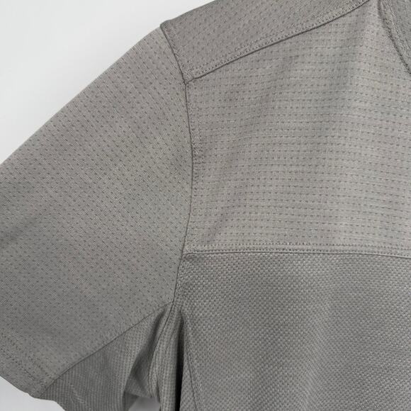 Khul Top Men’s Medium Gray Short Sleeve Active Workout Running Gorpcore - Picture 5 of 8